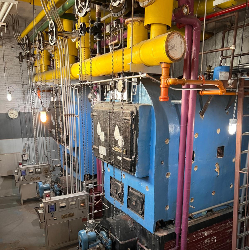 Example of a heating plant