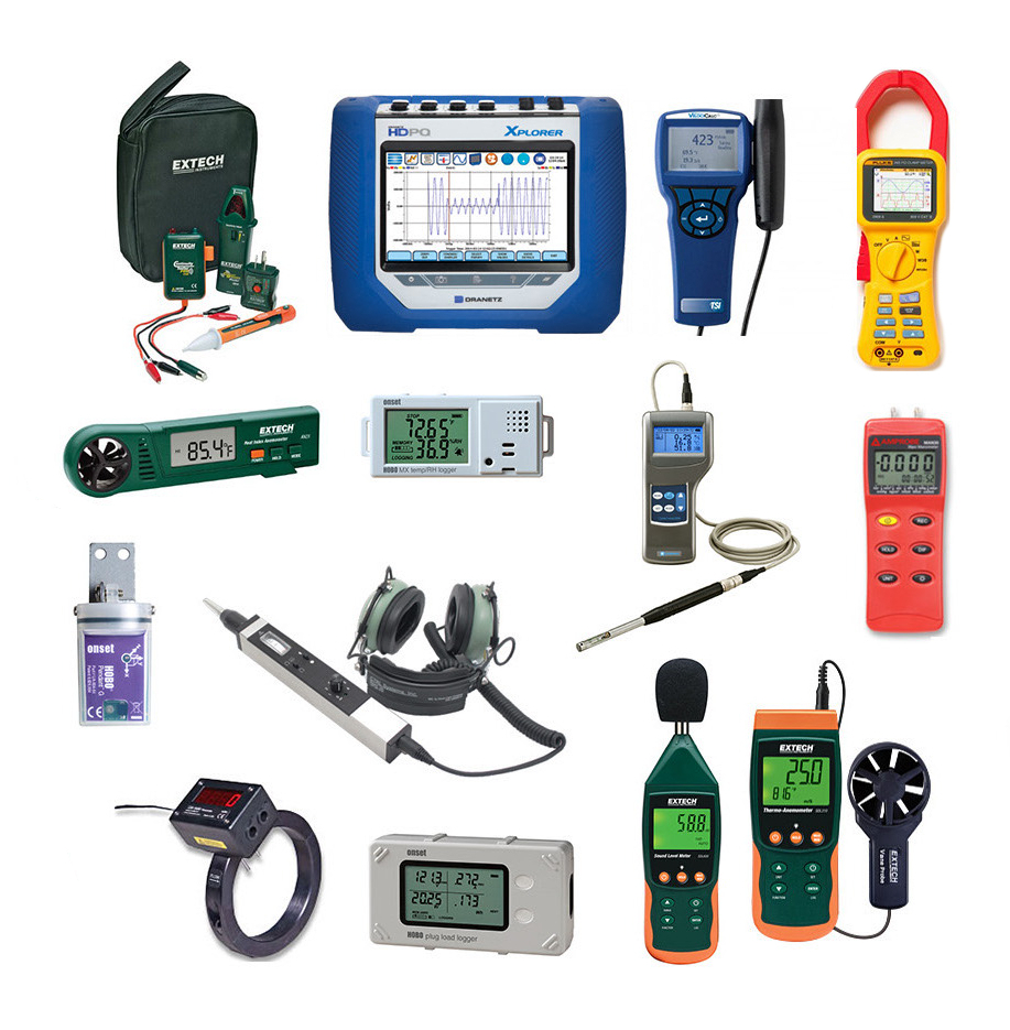 various tools displayed in a pattern