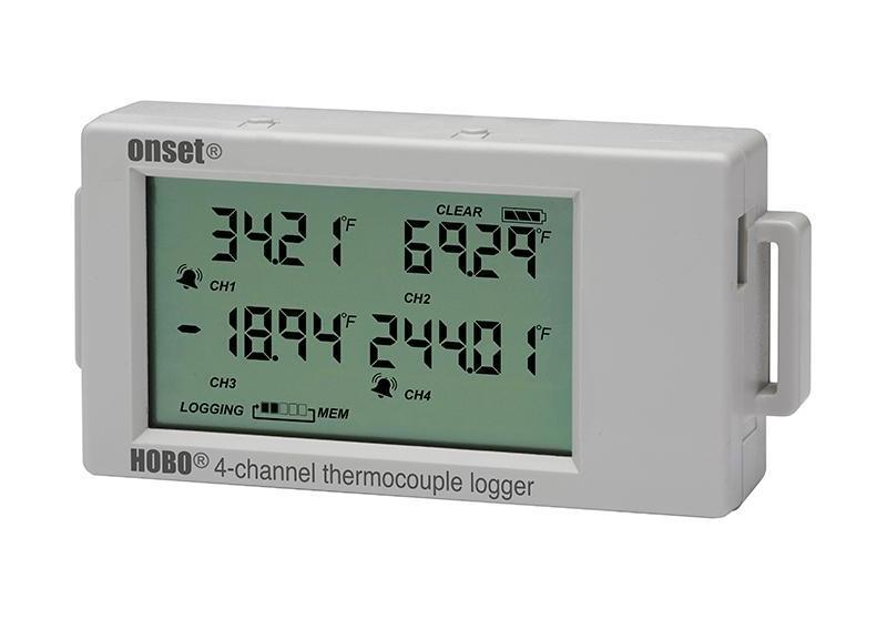 HOBO Four Channel Thermocouple Data Logger Onset UX120-014M