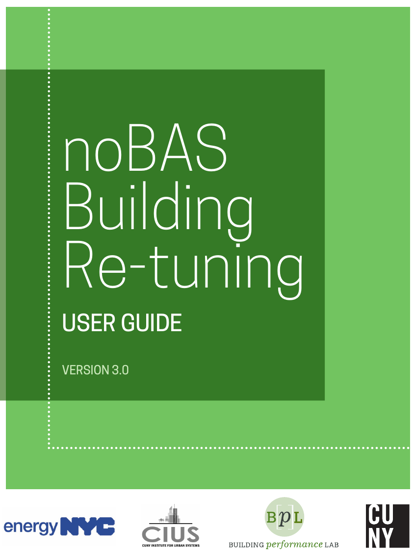 noBAS Building Re-tuning User Guide cover